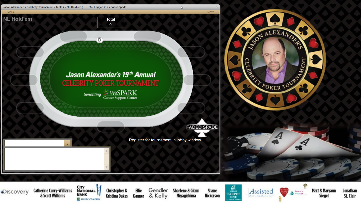 Jason Alexander’s Celebrity Poker Tournament